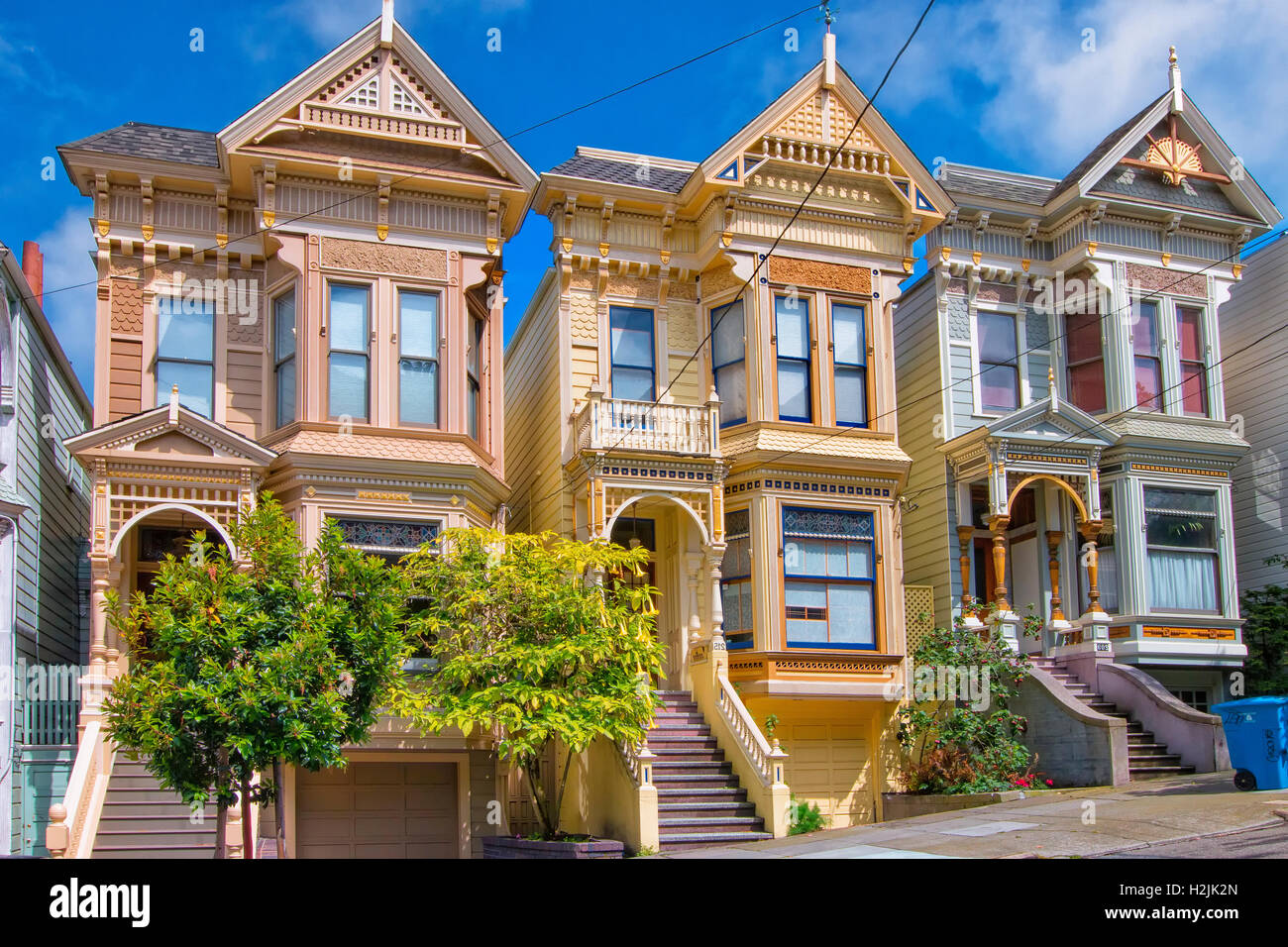 Victorian houses in san francisco hi-res stock photography and images -  Alamy