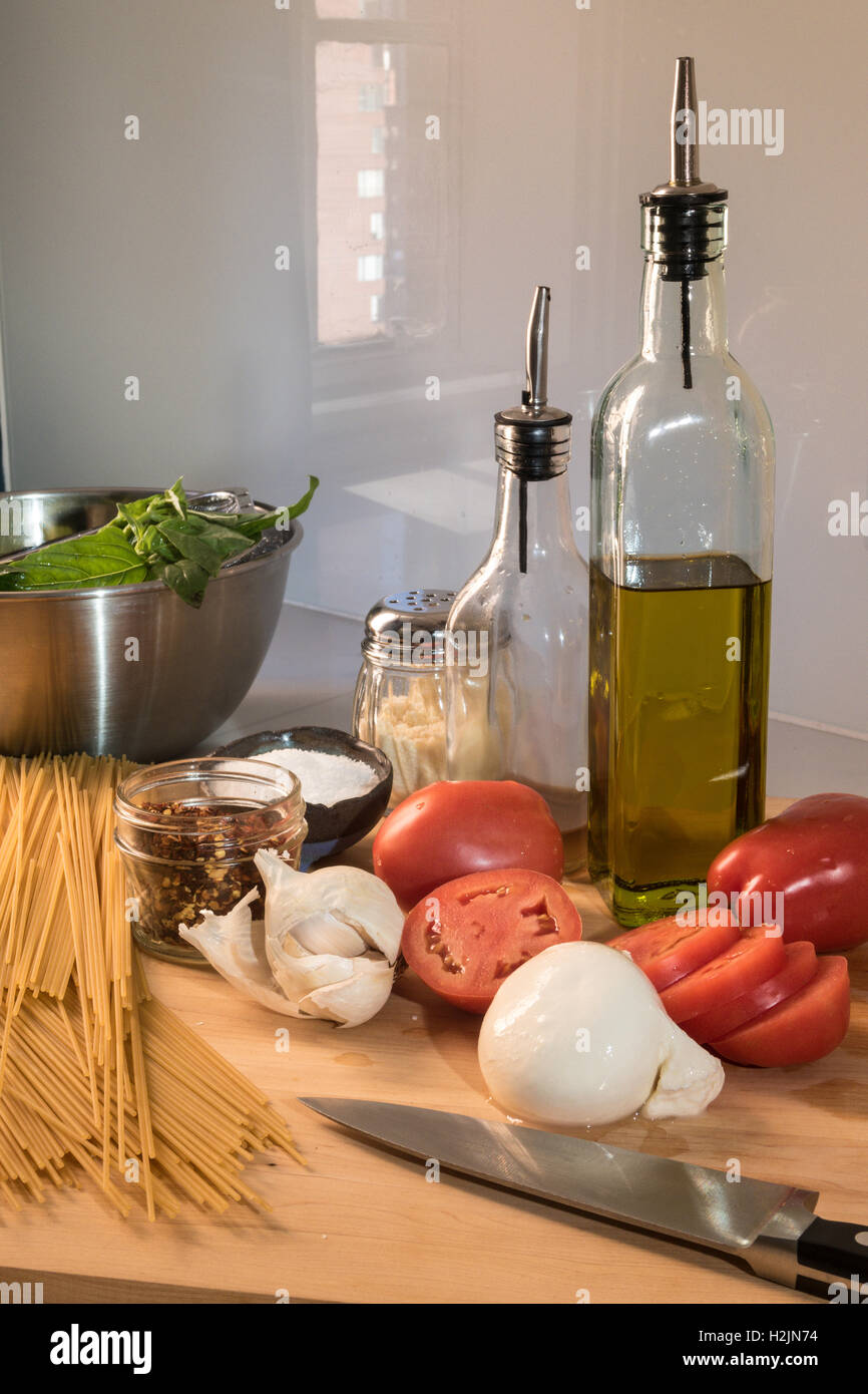 Cooking Ingredients Still Life Stock Photo