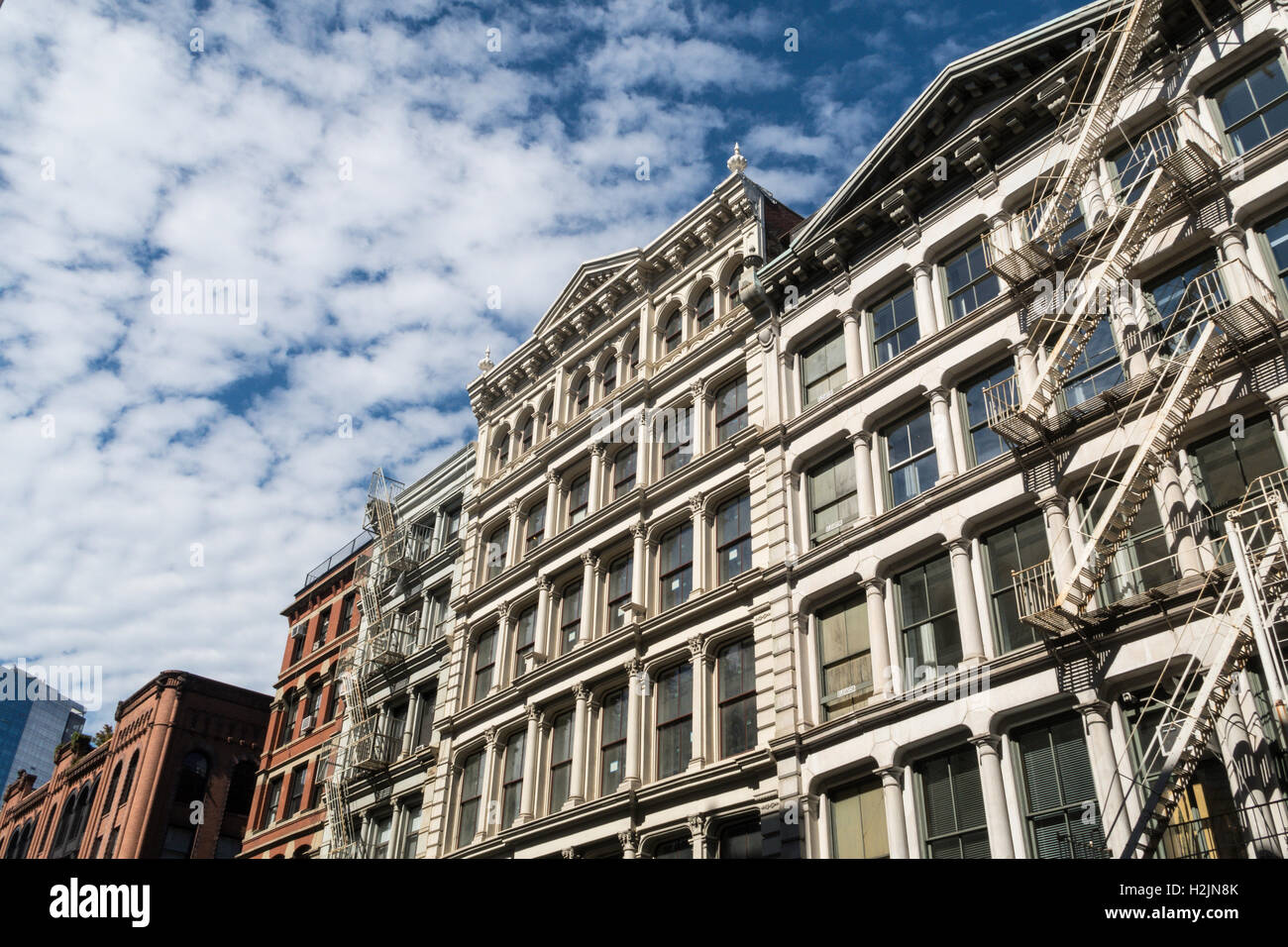 Architecture, SoHo Cast Iron Historic District, NYC Stock Photo Alamy