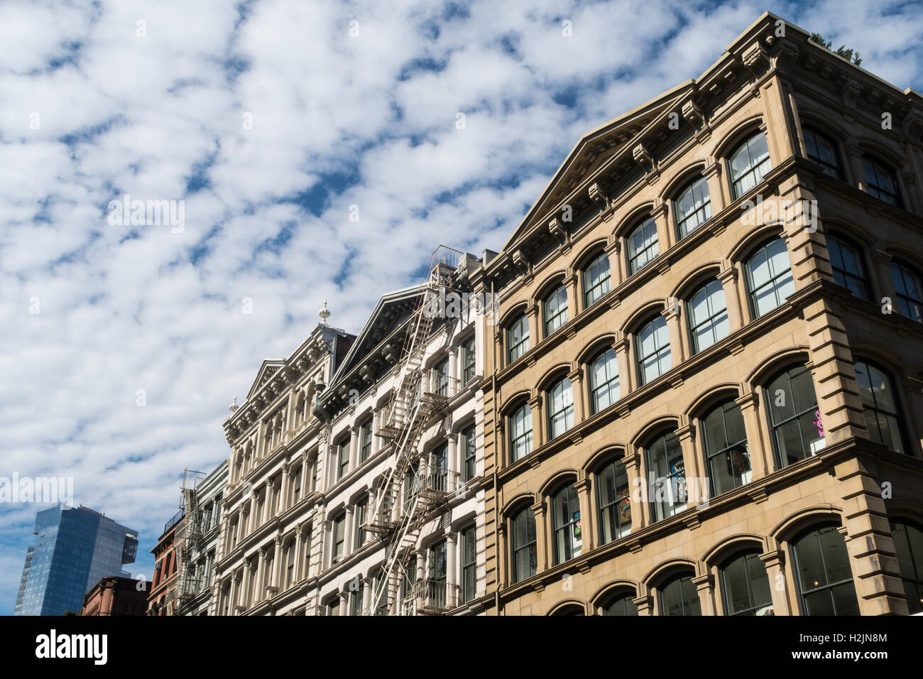 Architecture, SoHo Cast Iron Historic District, NYC Stock Photo Alamy