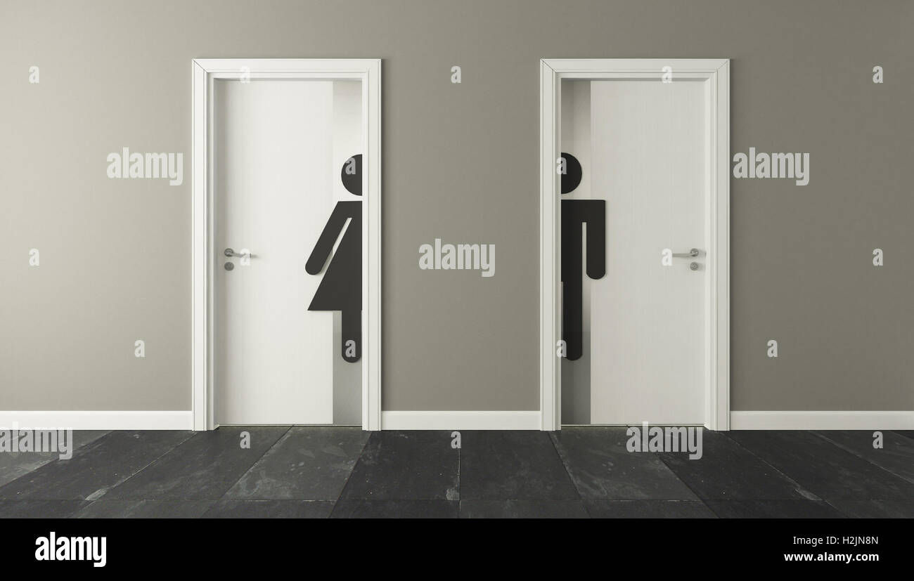 Public Restroom Doors High Resolution Stock Photography and Images Alamy
