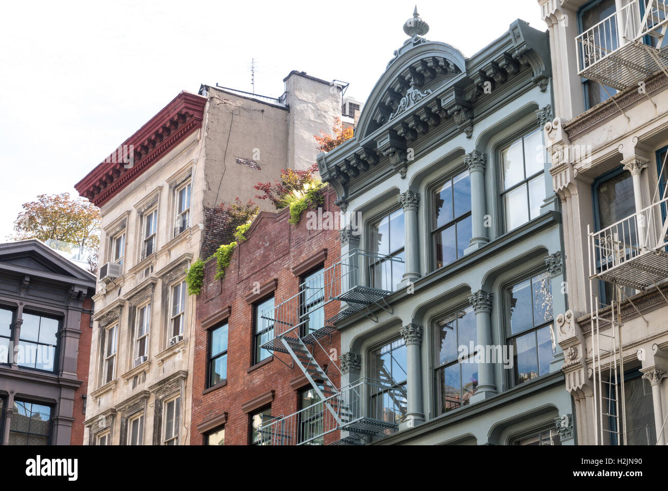 Architecture, SoHo Cast Iron Historic District, NYC Stock Photo Alamy