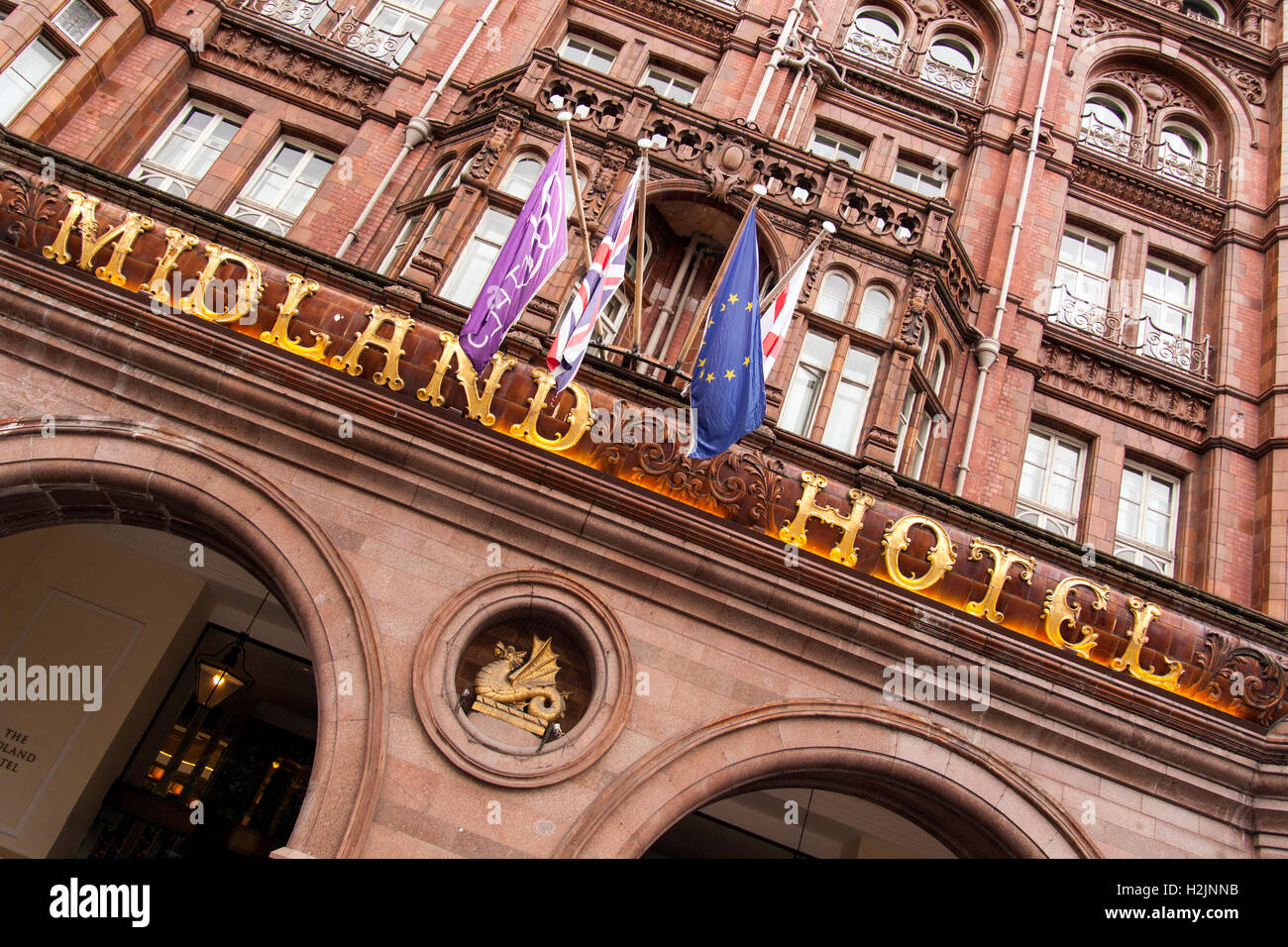 The Midland Hotel Manchester Stock Photo