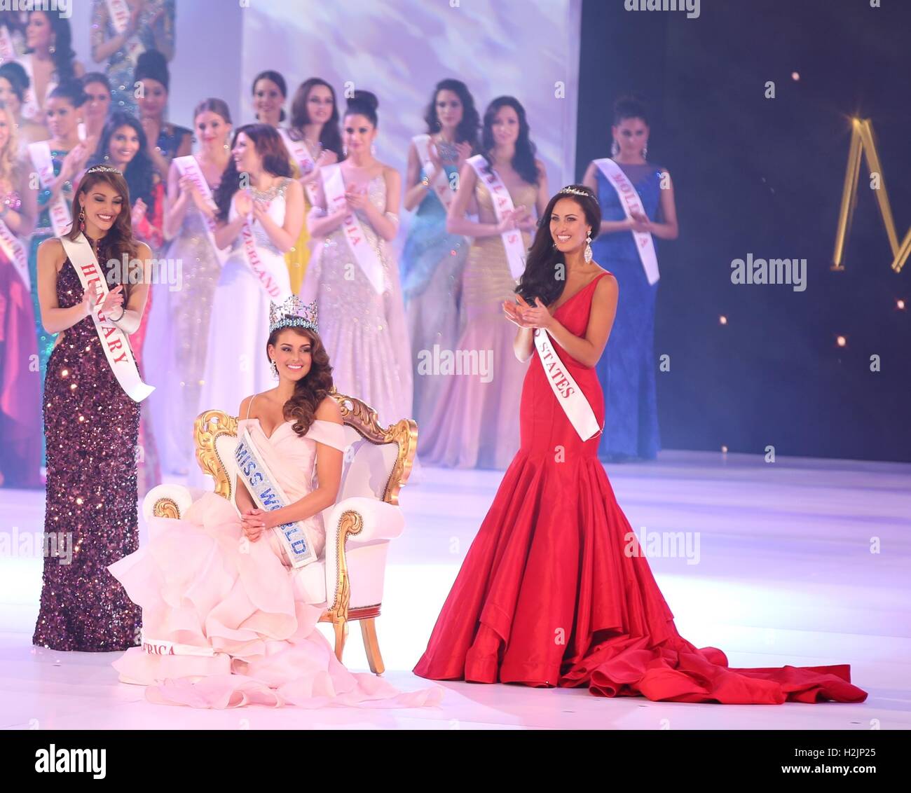 MISS WORLD PAGEANT 2014 Stock Photo
