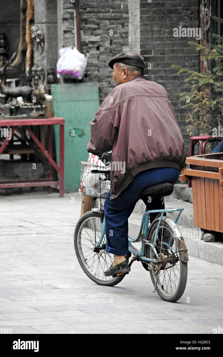 big man on bike