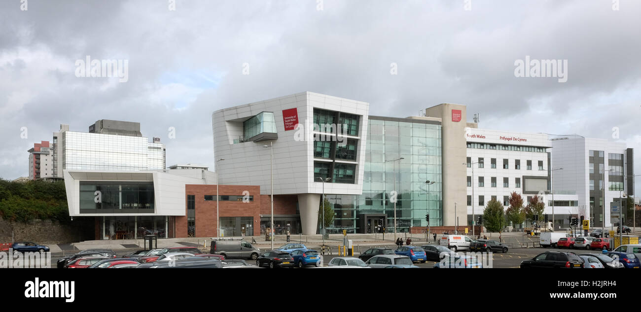 A view of the University of South Wales in Cardiff city centre Stock Photo  - Alamy