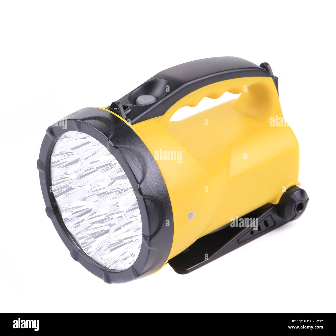 Yellow flashlight Stock Photo Alamy