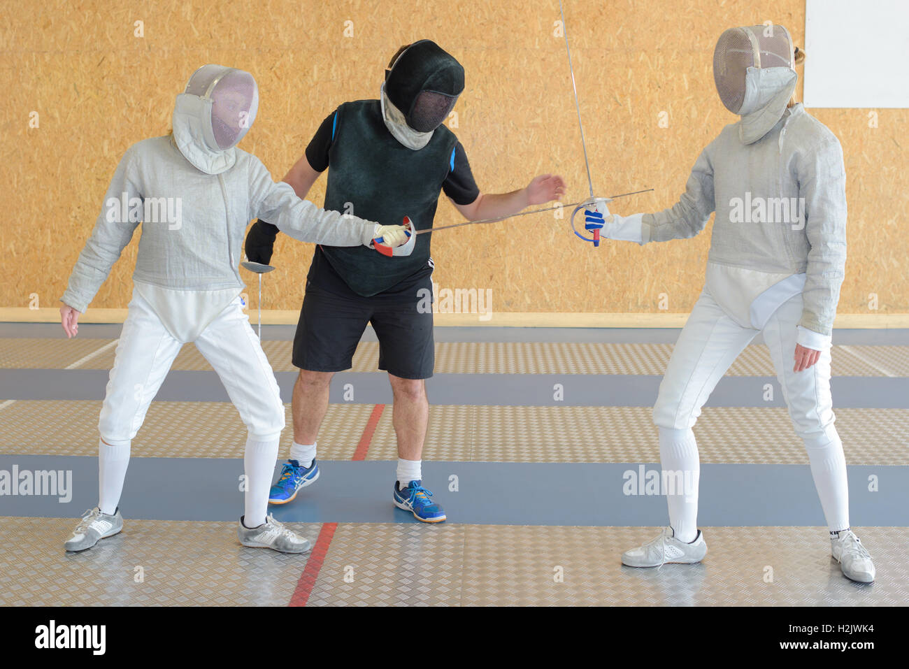 Fencing practice hires stock photography and images Alamy