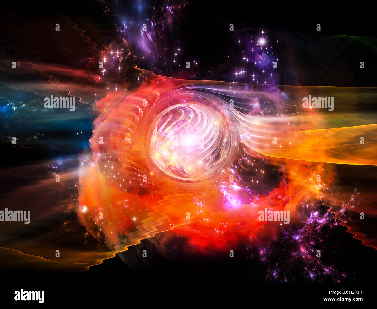 Vortex in Space Stock Photo Alamy