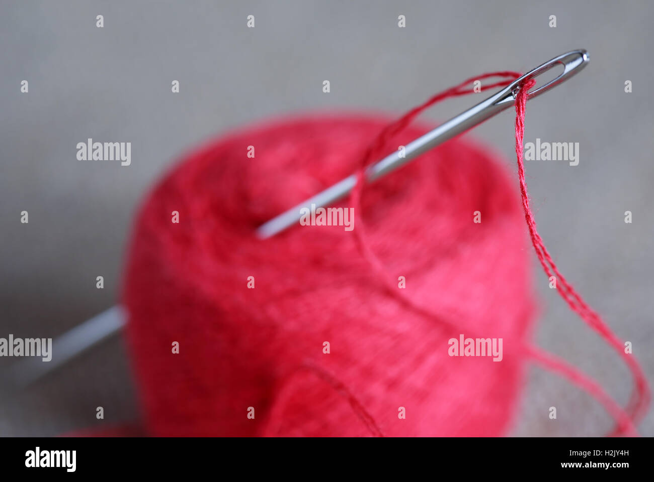 Needle And Thread Stock Photo Alamy