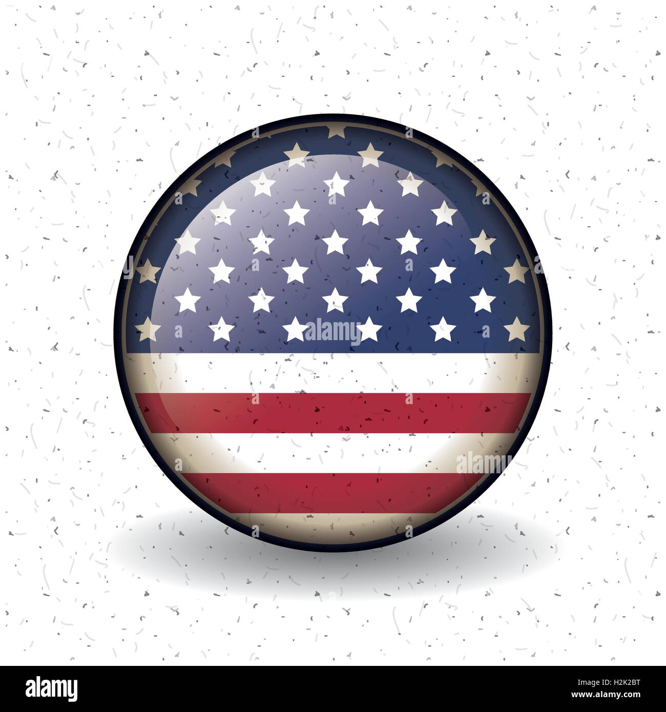 Isolated usa flag button of vote concept Stock Vector Image & Art - Alamy