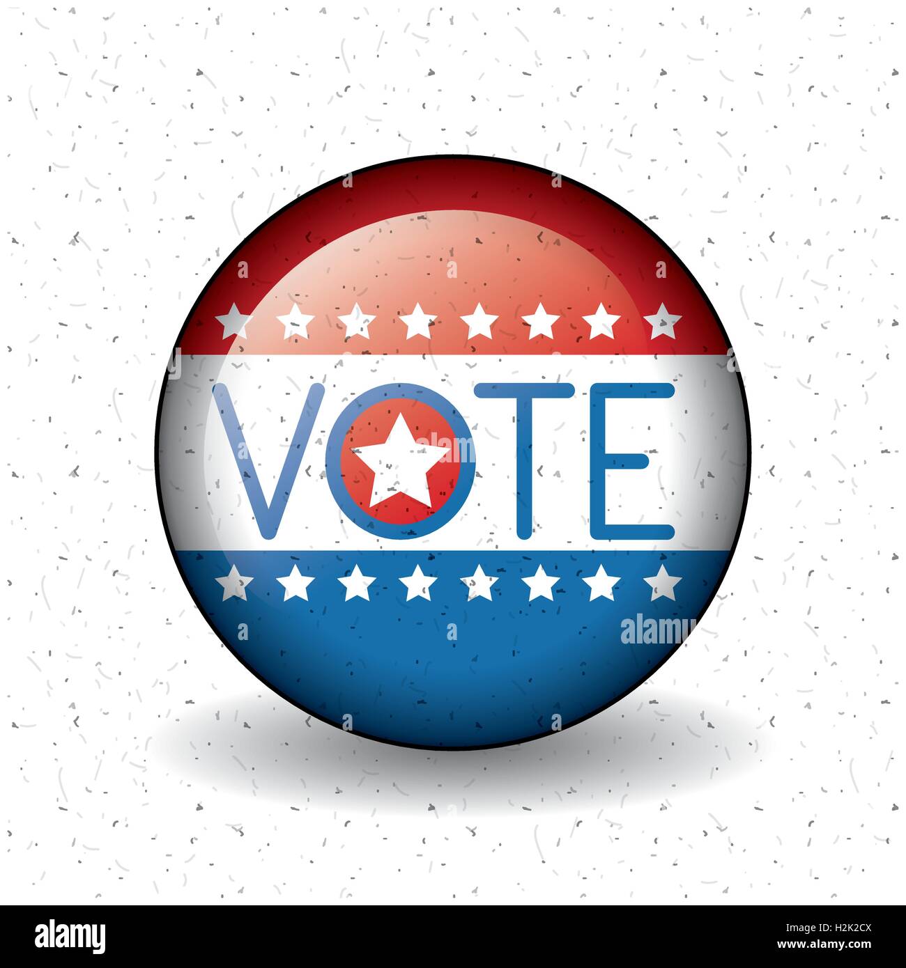 Isolated usa flag button of vote concept Stock Vector Image & Art - Alamy