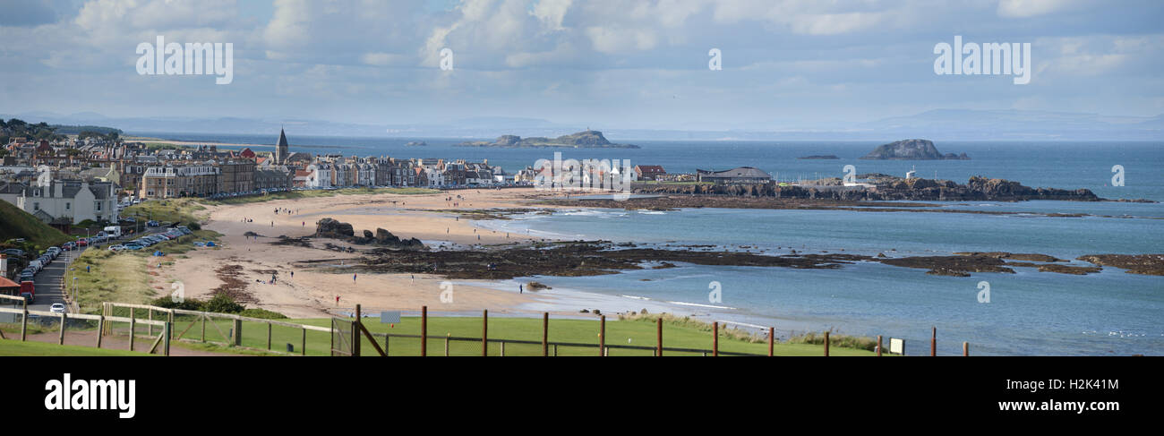 North Berwick and the Firth of Forth Stock Photo