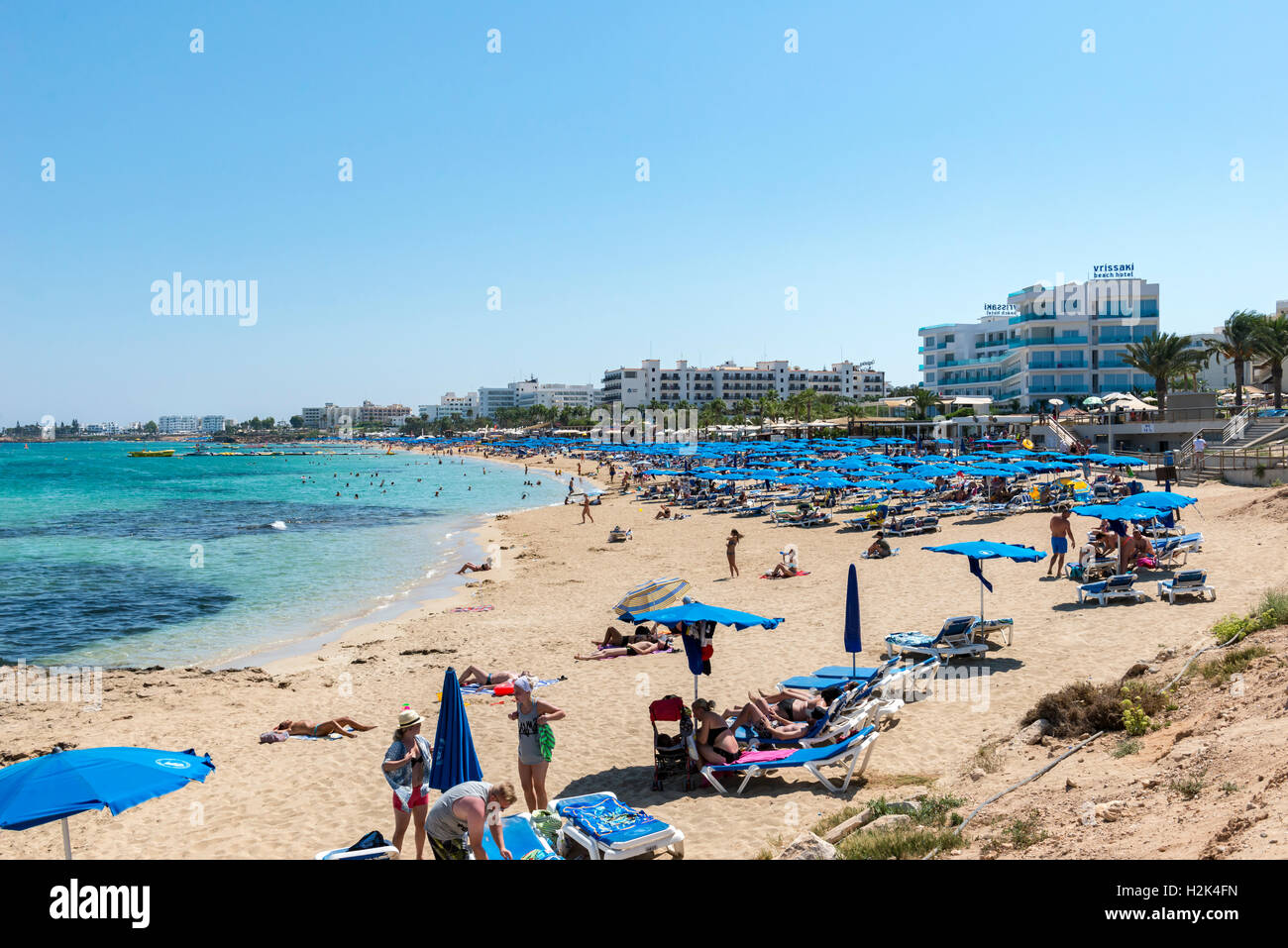 Sunrise Beach, Protaras Stock Photo - Alamy