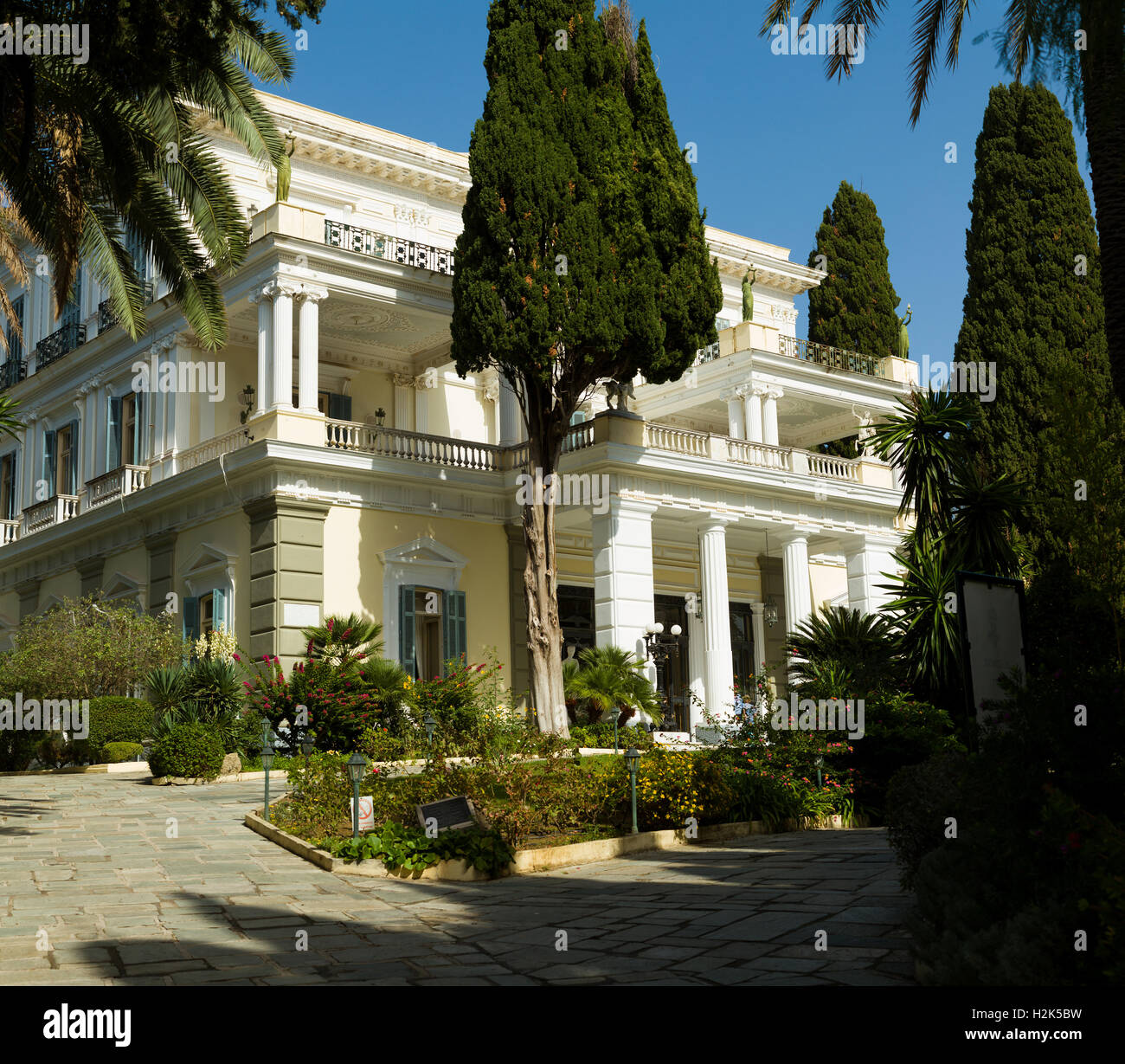 The Achilleion Palace In Corfu, Greece Stock Photo - Alamy