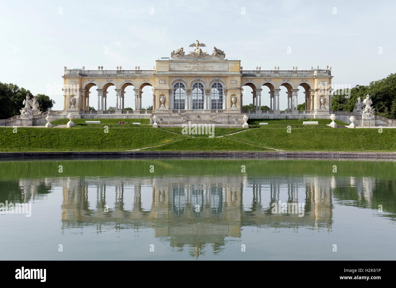 Gloriette, Schönbrunn Palace, Hietzing, Vienna, Austria Stock Photo