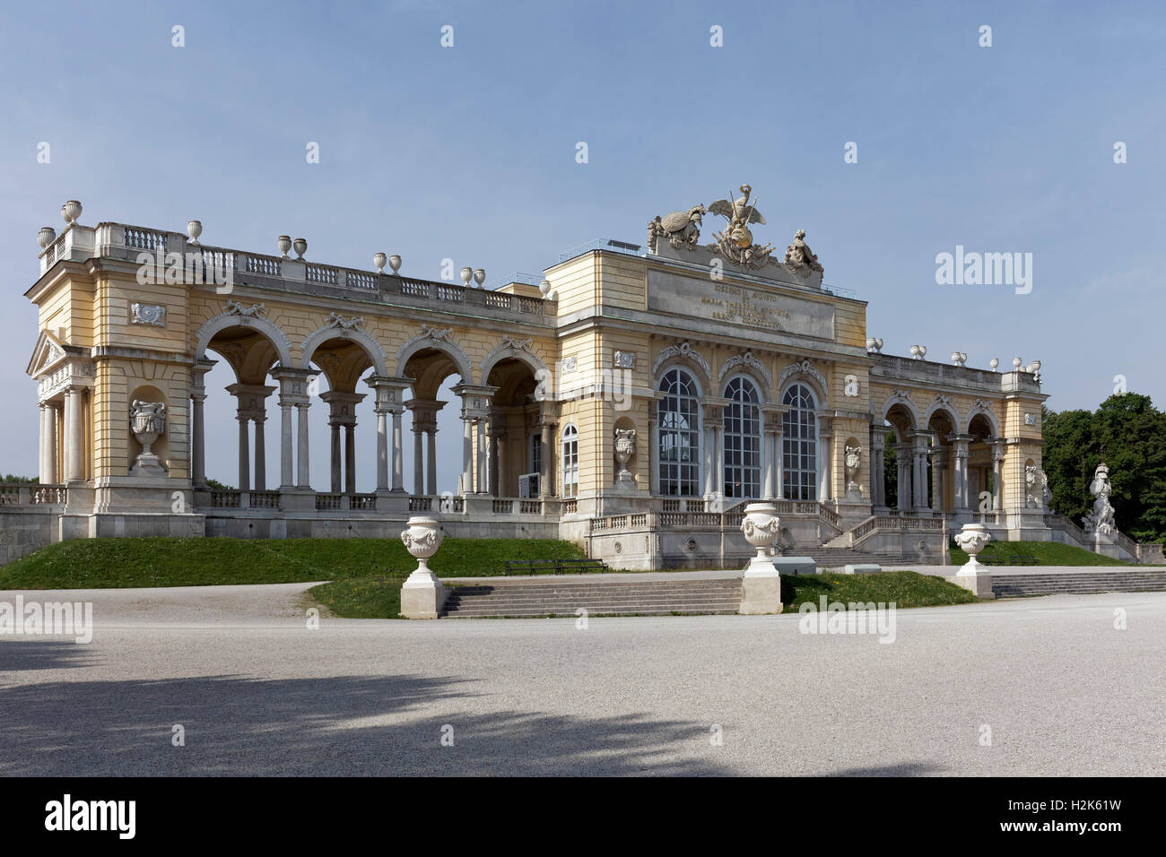 Gloriette, Schönbrunn Palace, Hietzing, Vienna, Austria Stock Photo