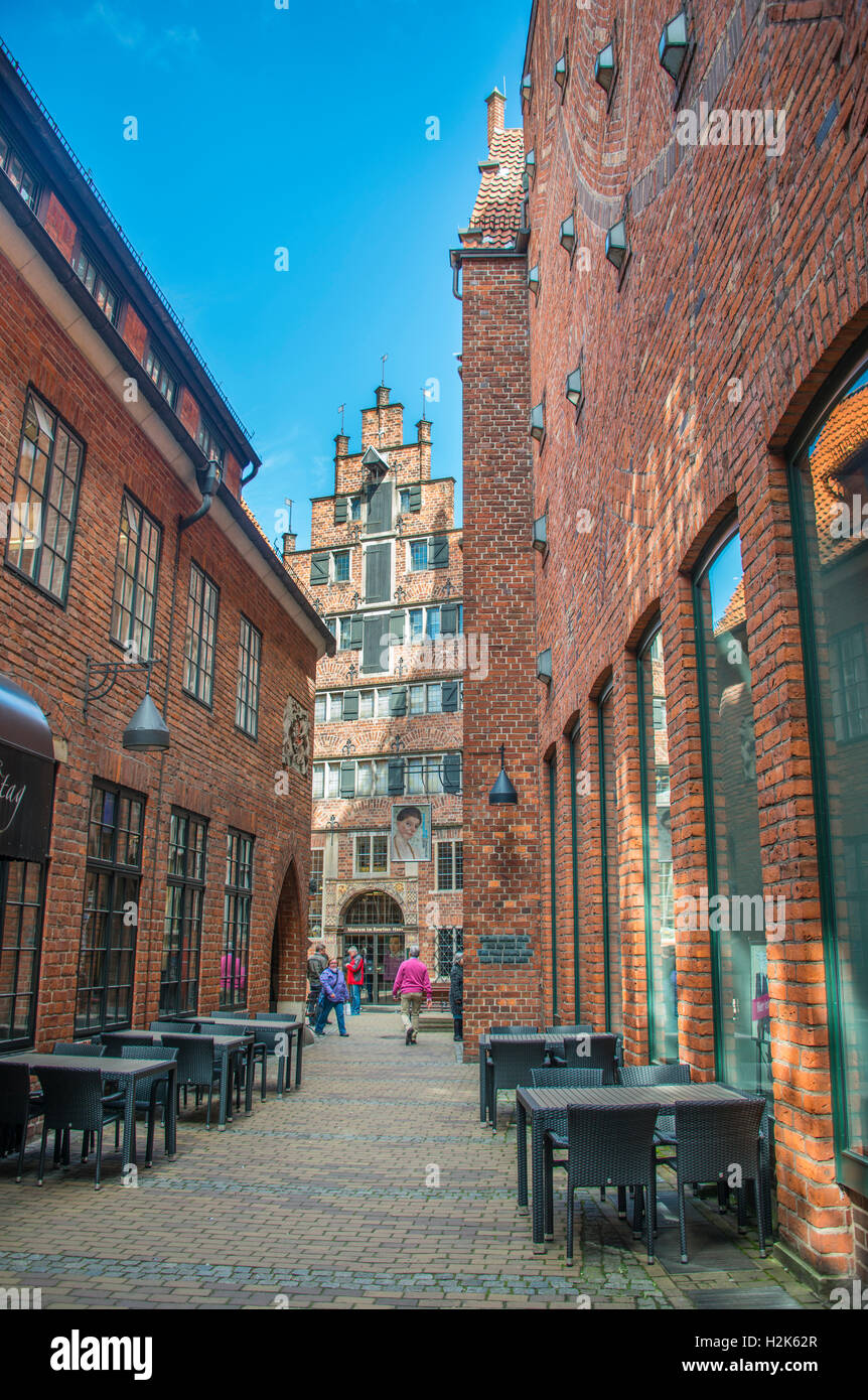 Roselius House in the Böttcherstraße, Altstadt, Bremen, Germany Stock