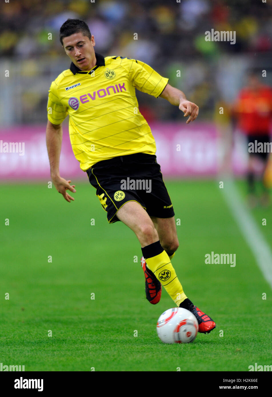 Fussball-Bundesliga, professional association football league in Germany, Season 2010-2011, 1st match of the round, Borussia Stock Photo