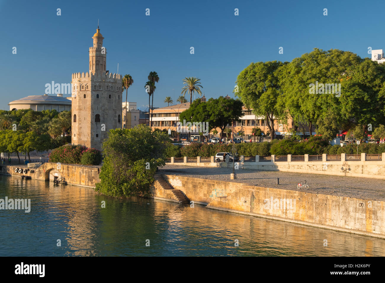 Torre del Oro fortification. Stock Photo