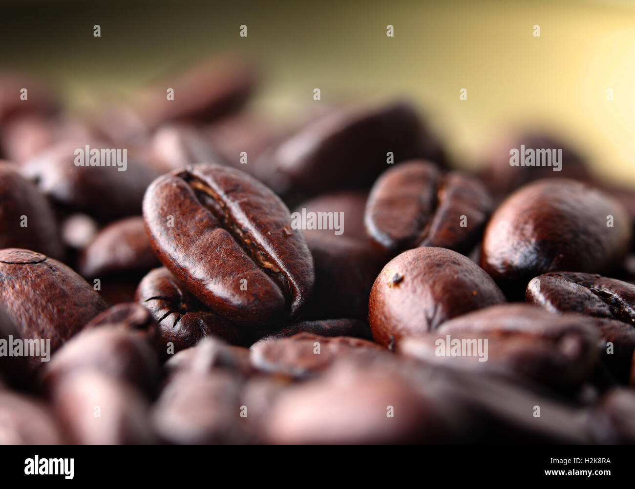 Coffee bean close up Stock Photo Alamy