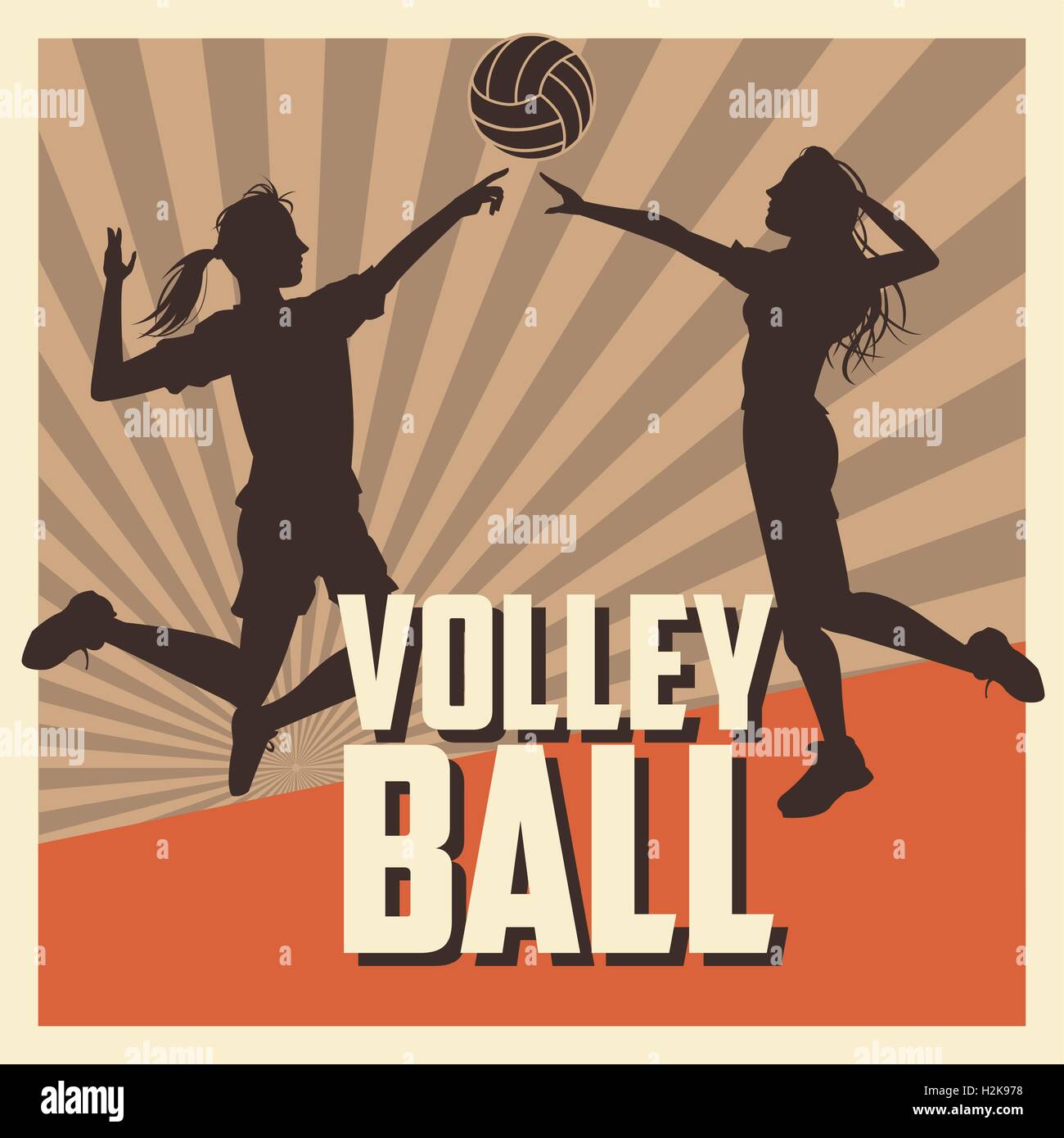 Volleyball sport and hobby design Stock Vector Image & Art Alamy