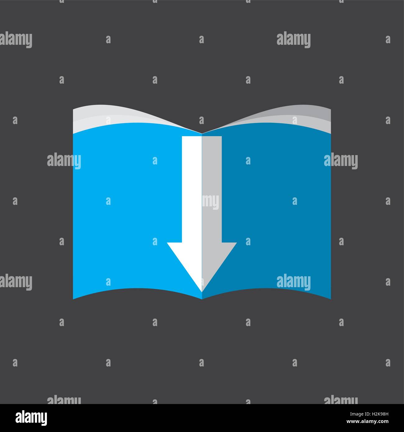 arrow download file icon Stock Vector Image & Art - Alamy