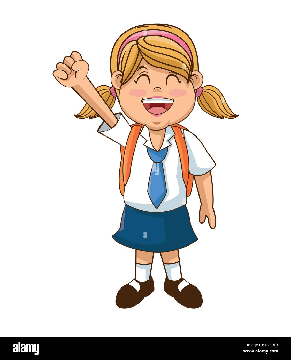Girl kid of back to school design Stock Vector Image & Art - Alamy