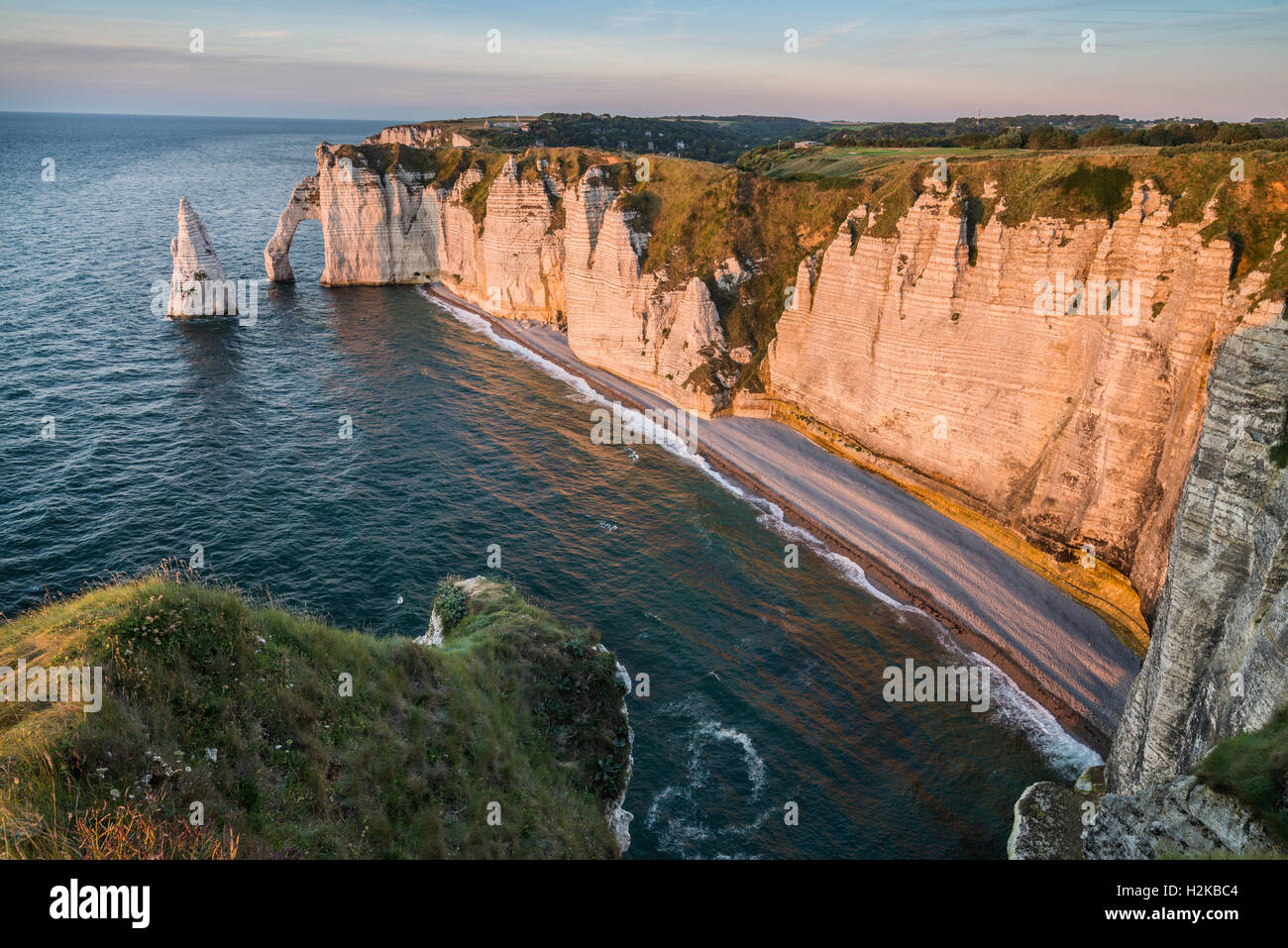 France normandy normandie etretat weather hi-res stock photography and ...