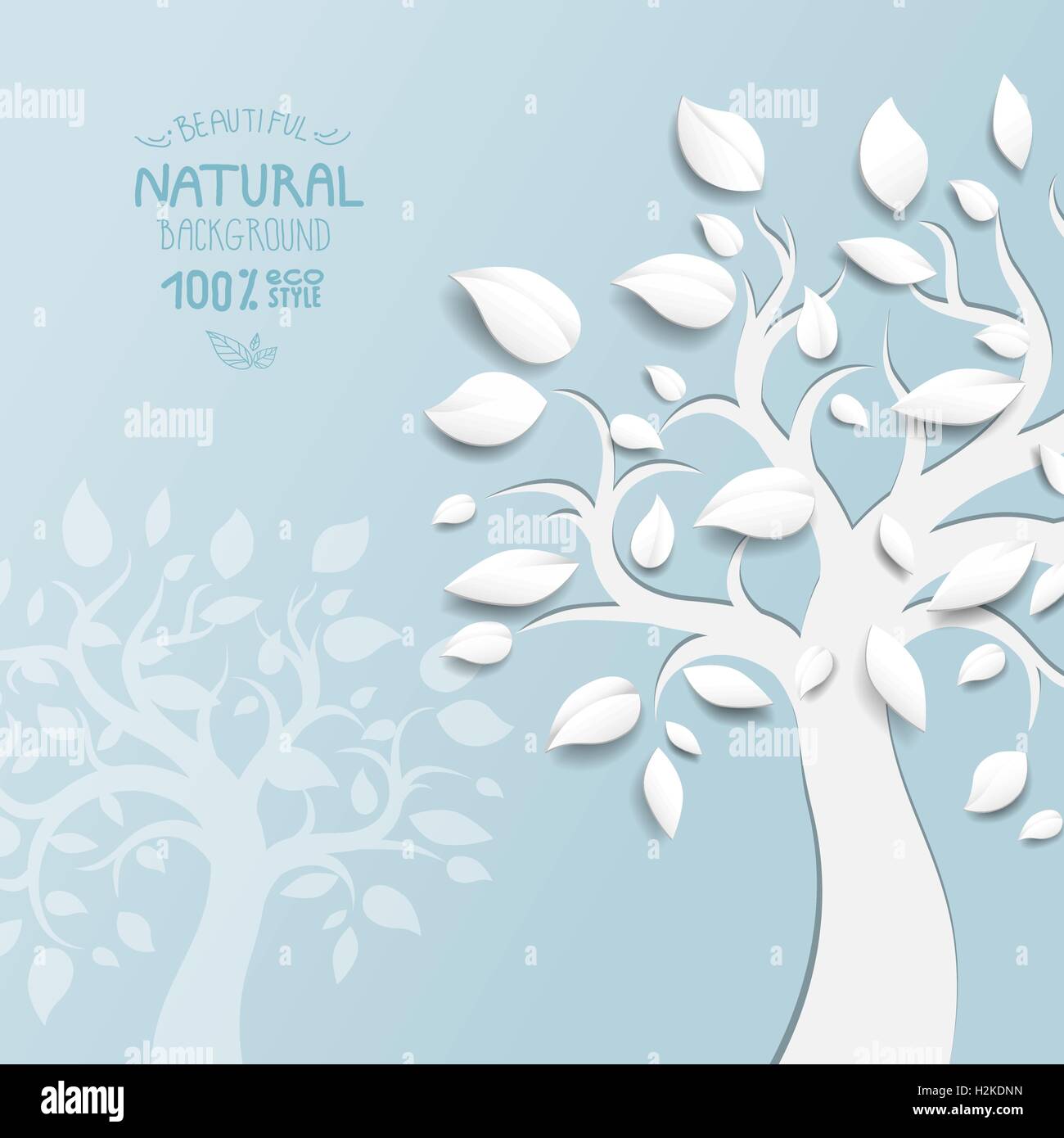 Abstract vector trees Stock Vector Image & Art - Alamy