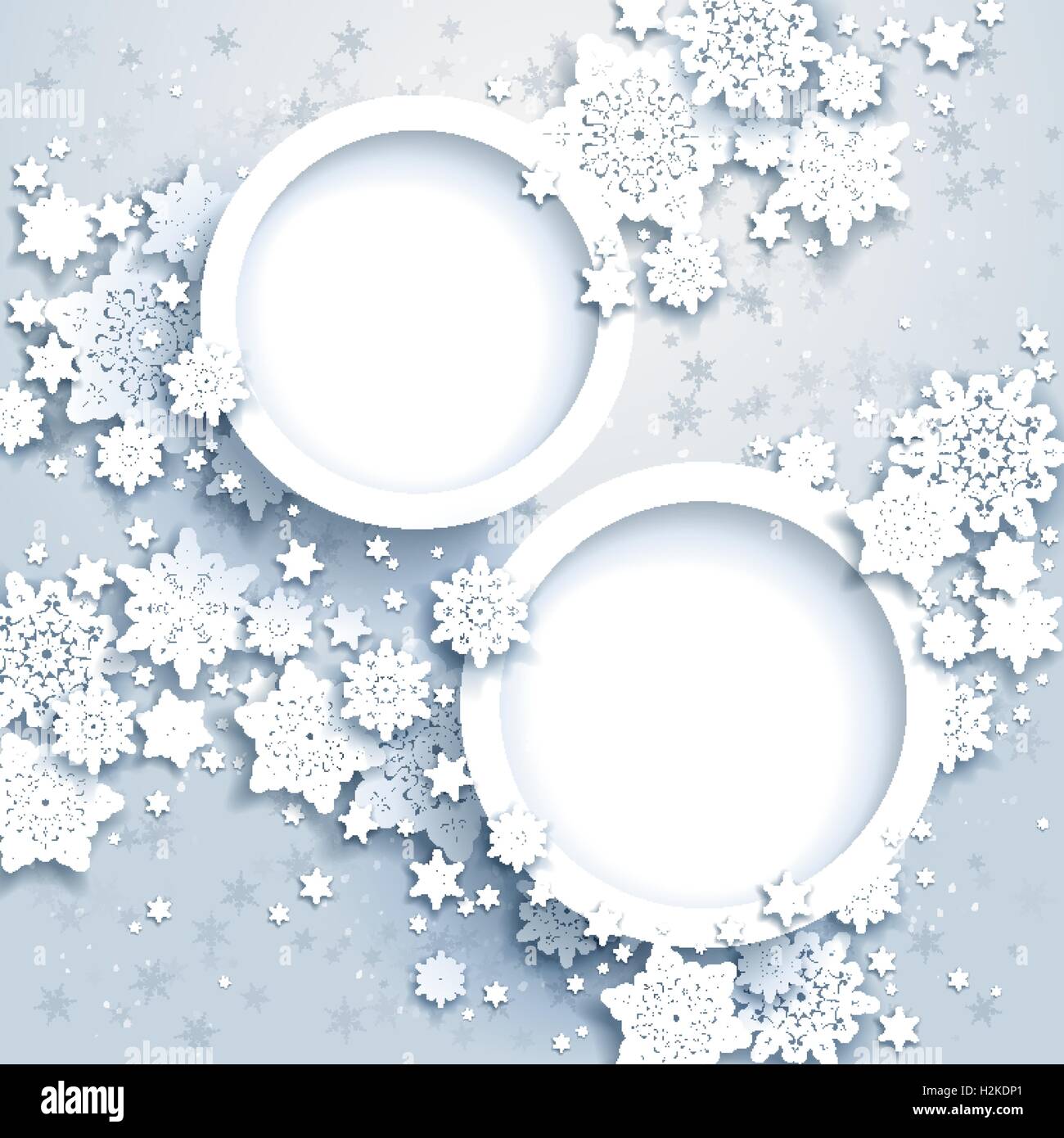 Illustration winter abstract frame Stock Vector Images - Alamy