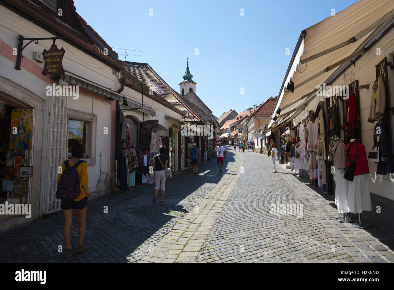 Szentendre, riverside town which sits at the foot of the Pilis Hill, on