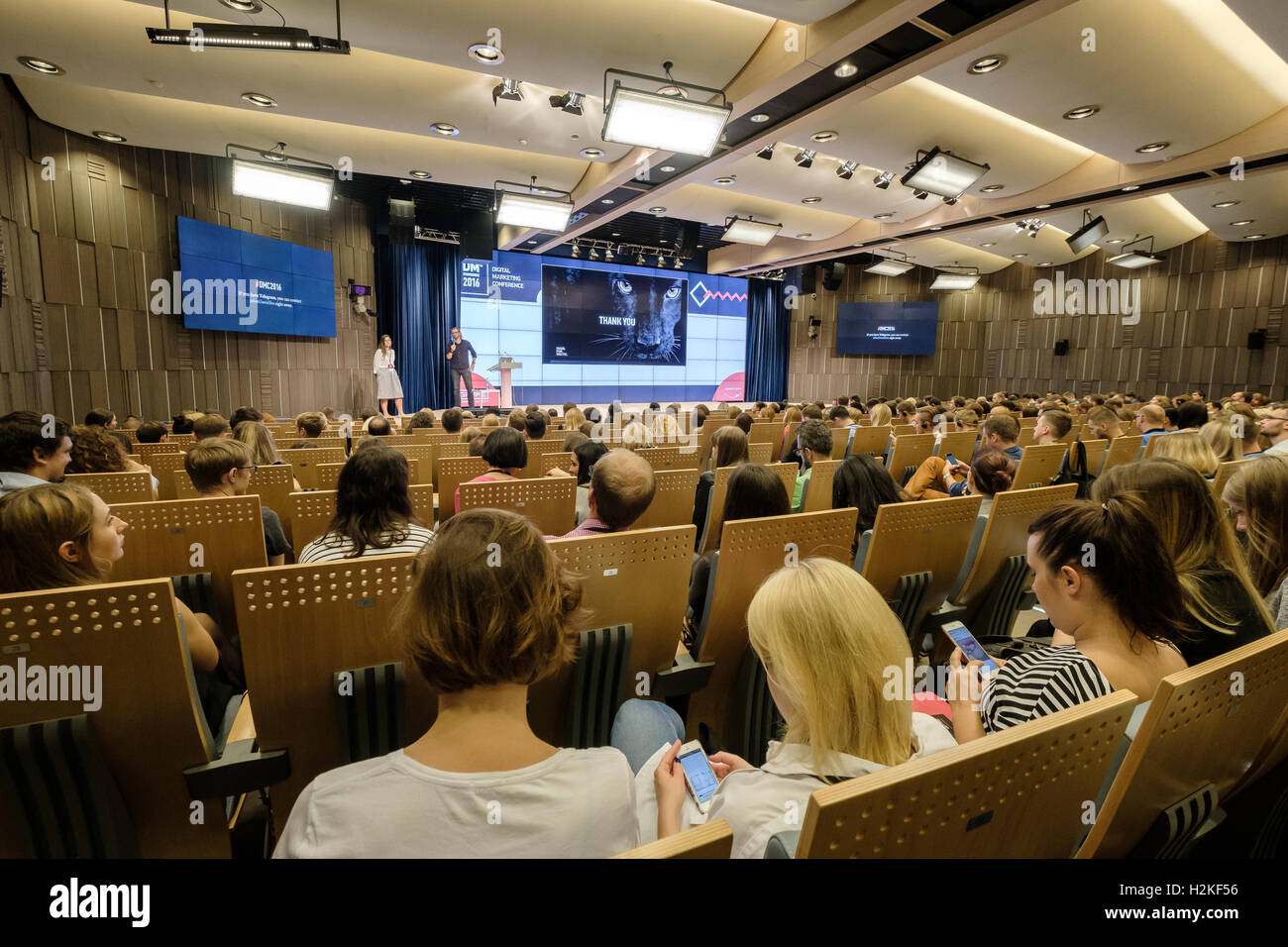Stock People In Conference People attend business conference Stock Photo - Alamy