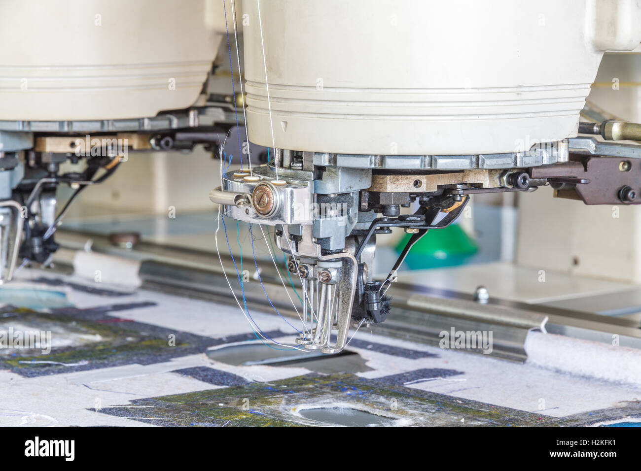 Sewing machine in Sewing Factory, Chiang Mai, Thailand Stock Photo Alamy