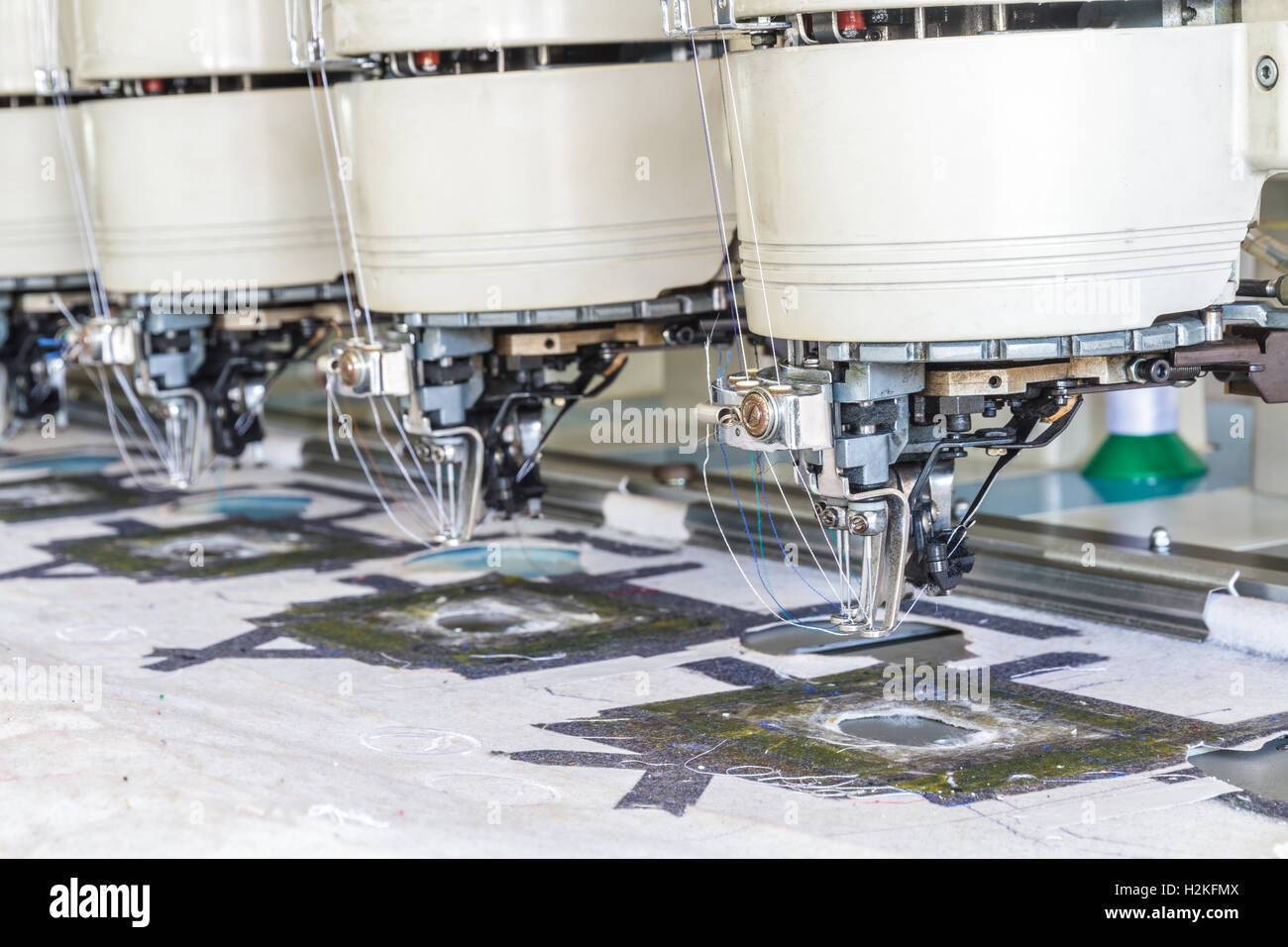 Sewing machine in Sewing Factory, Chiang Mai, Thailand Stock Photo Alamy