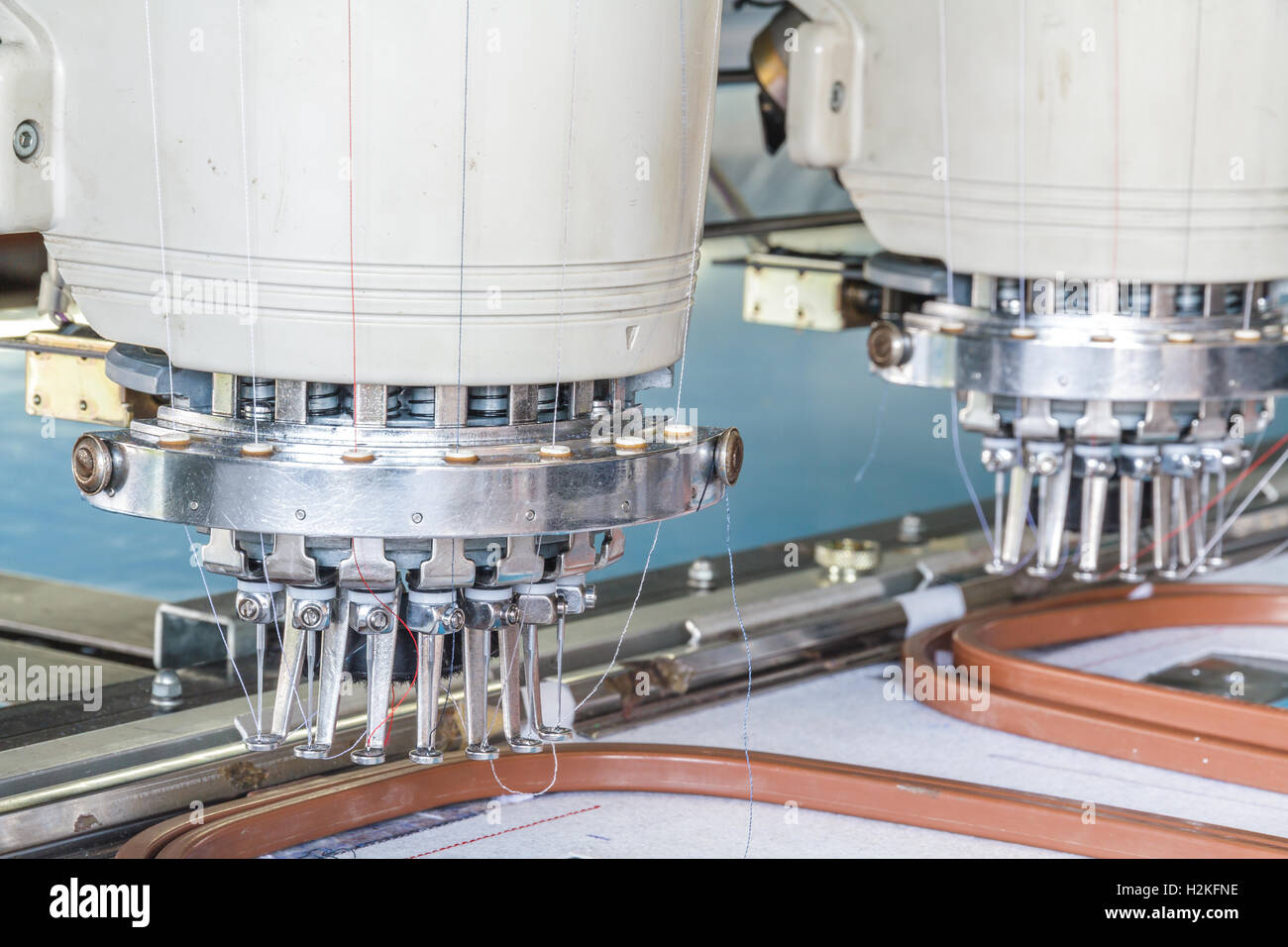 Sewing machine in Sewing Factory, Chiang Mai, Thailand Stock Photo Alamy