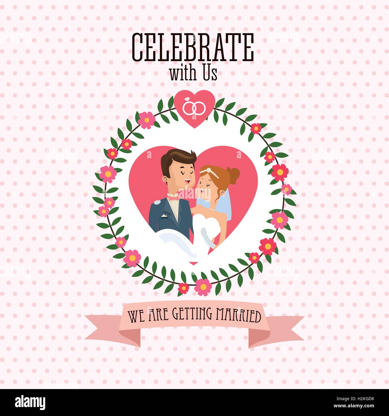 Wedding and marriage couple design Stock Vector Image & Art - Alamy