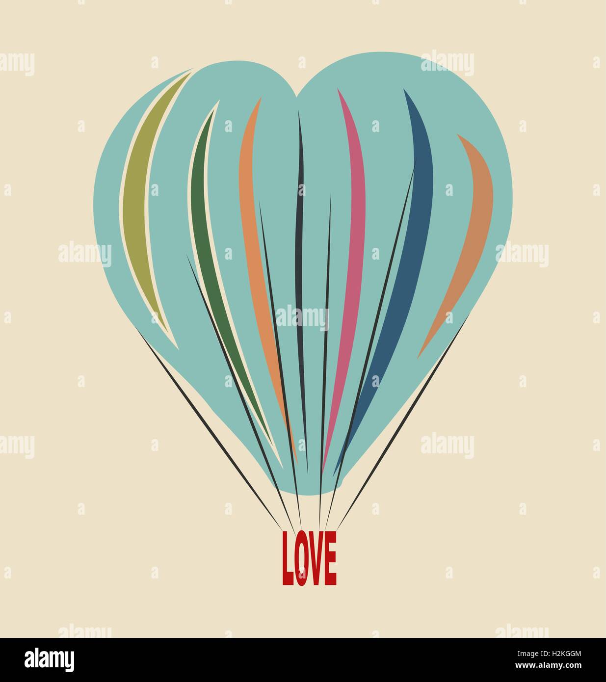 Love balloon heart shaped Stock Vector Image & Art - Alamy