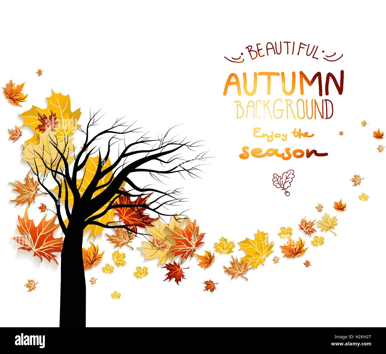 Abstract autumn background Stock Vector Image & Art - Alamy