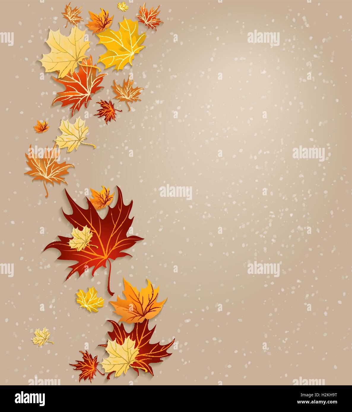 Autumn leaves background Stock Vector Image & Art - Alamy