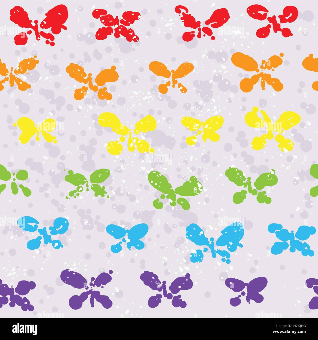 Seamless background with abstract butterfly Stock Vector Image & Art ...