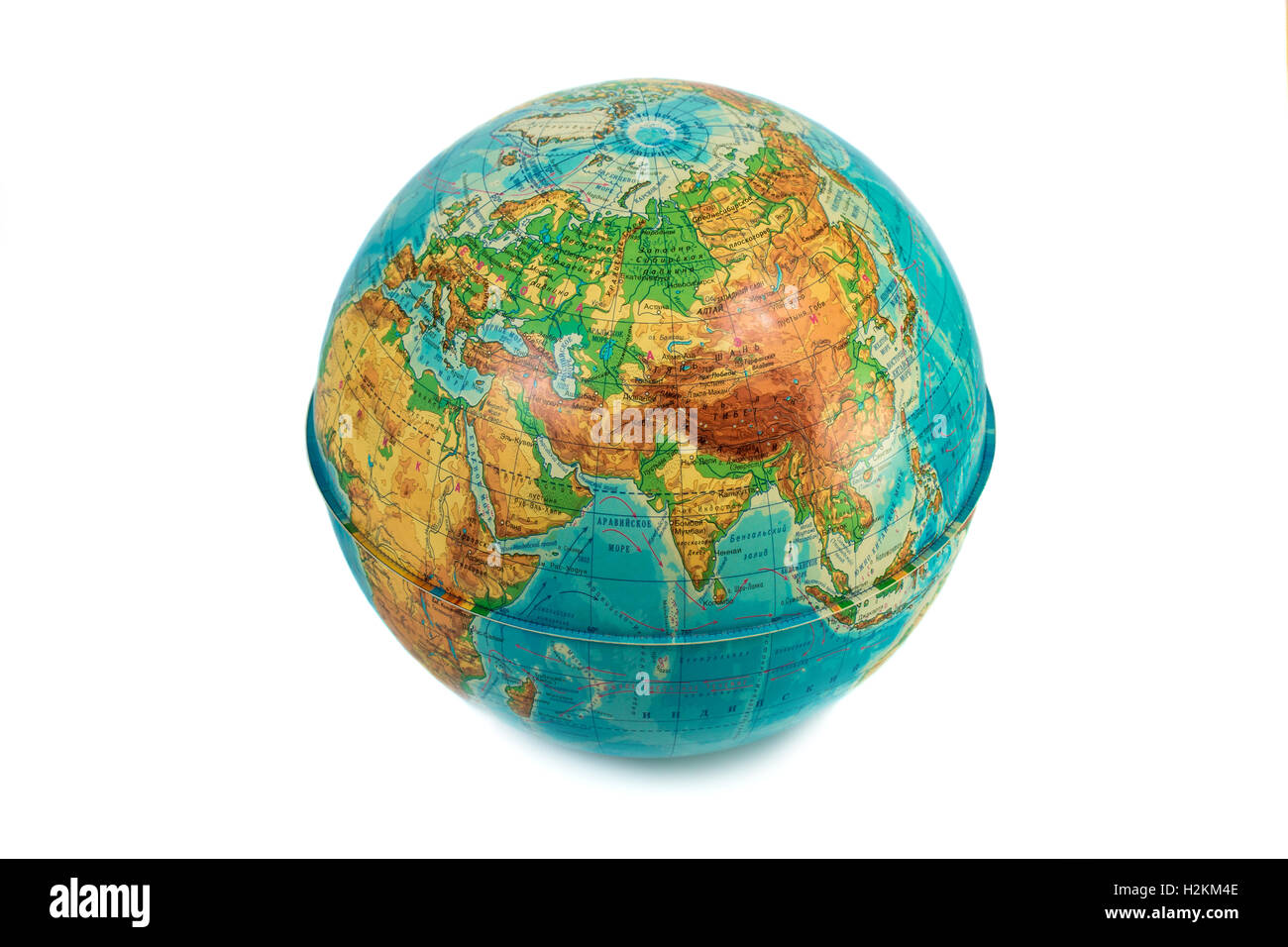 Globe view from north pole hi-res stock photography and images - Alamy