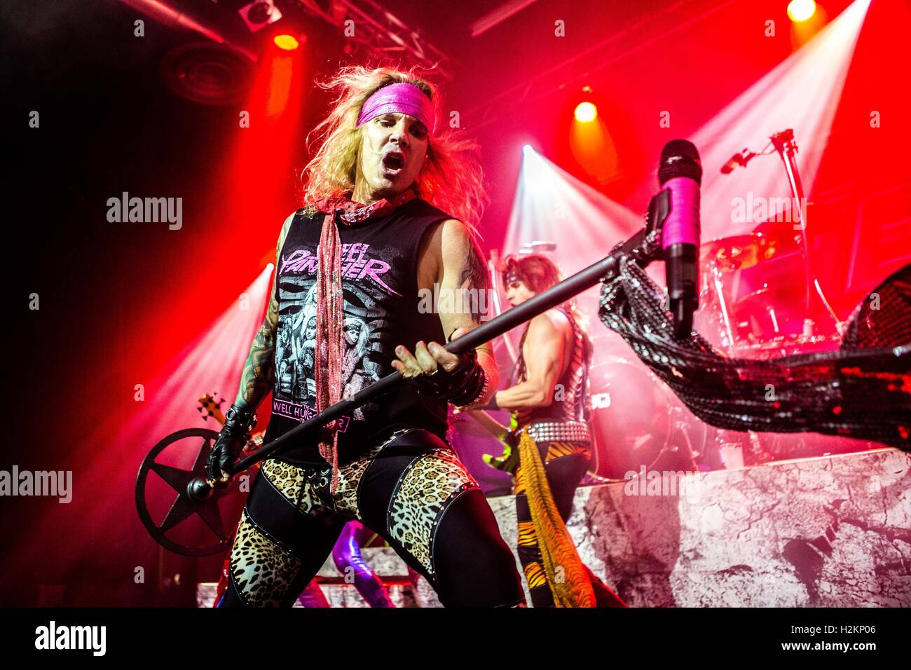 Milan, Italy. 28th September, 2016. Steel Panther performs live at Alcatraz in Milano, Italy, on September 28 2016 Credit:  Mairo Cinquetti/Alamy Live News Stock Photo