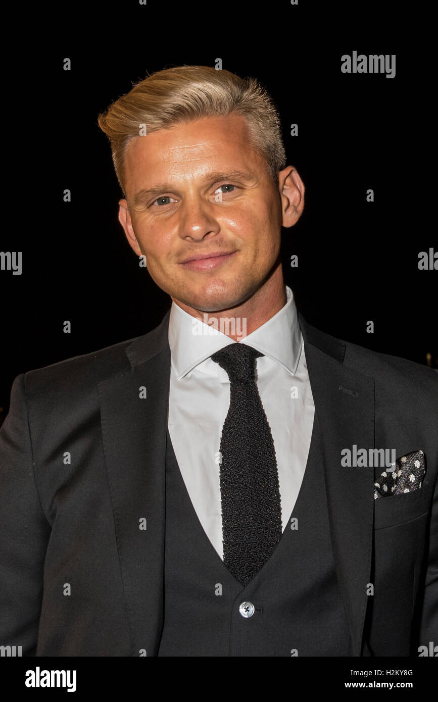 London, UK.  29 September 2016.  TV personality, Jeff Brazier attends the Childline Ball at Old Billingsgate Market to help celebrate 30 years of Childline.  This year's theme is The Great British Bake-Off. Credit:  Stephen Chung / Alamy Live News Stock Photo