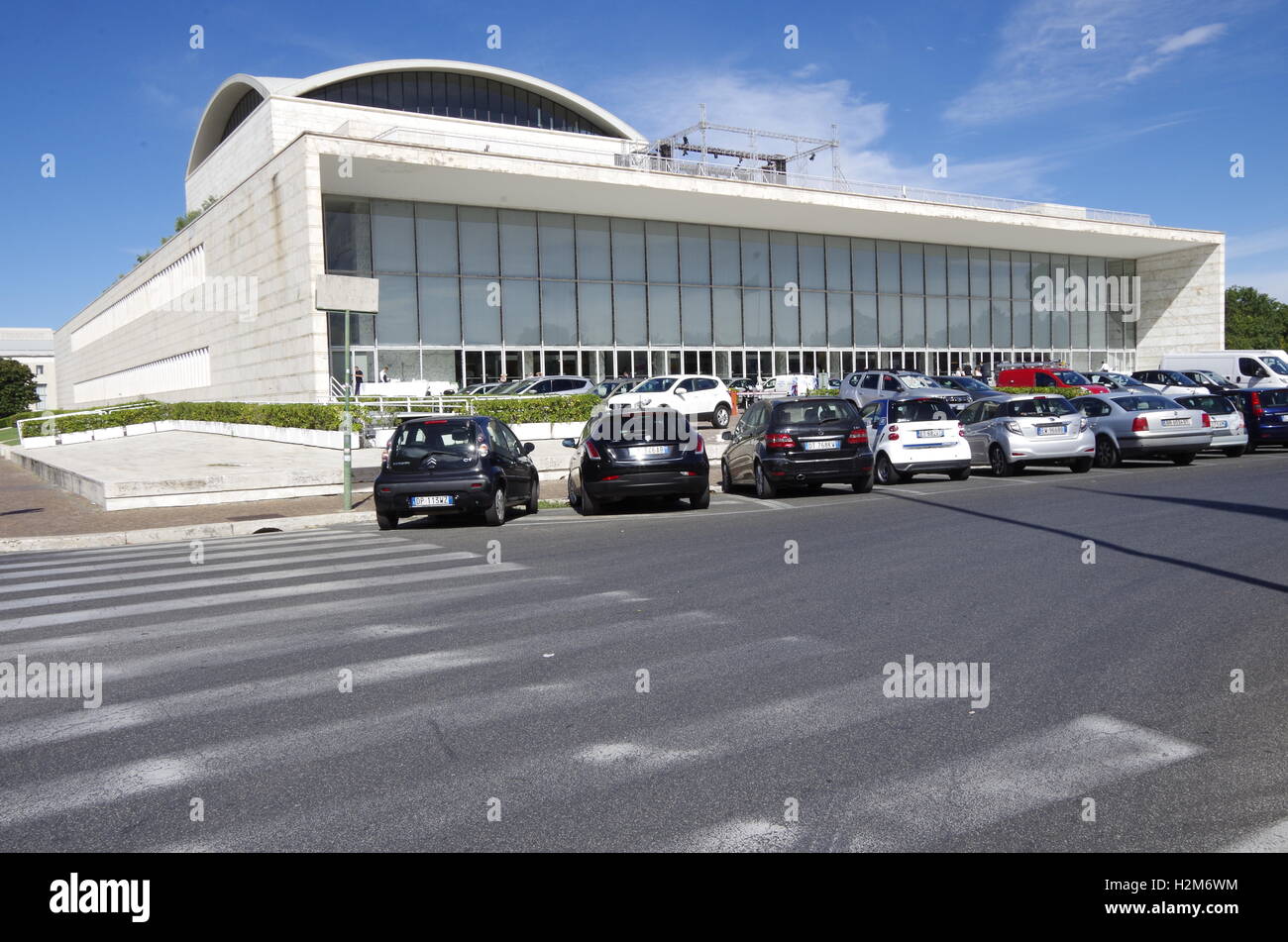 Palazzo dei Congressi, Convention Centre, Roma Stock Photo