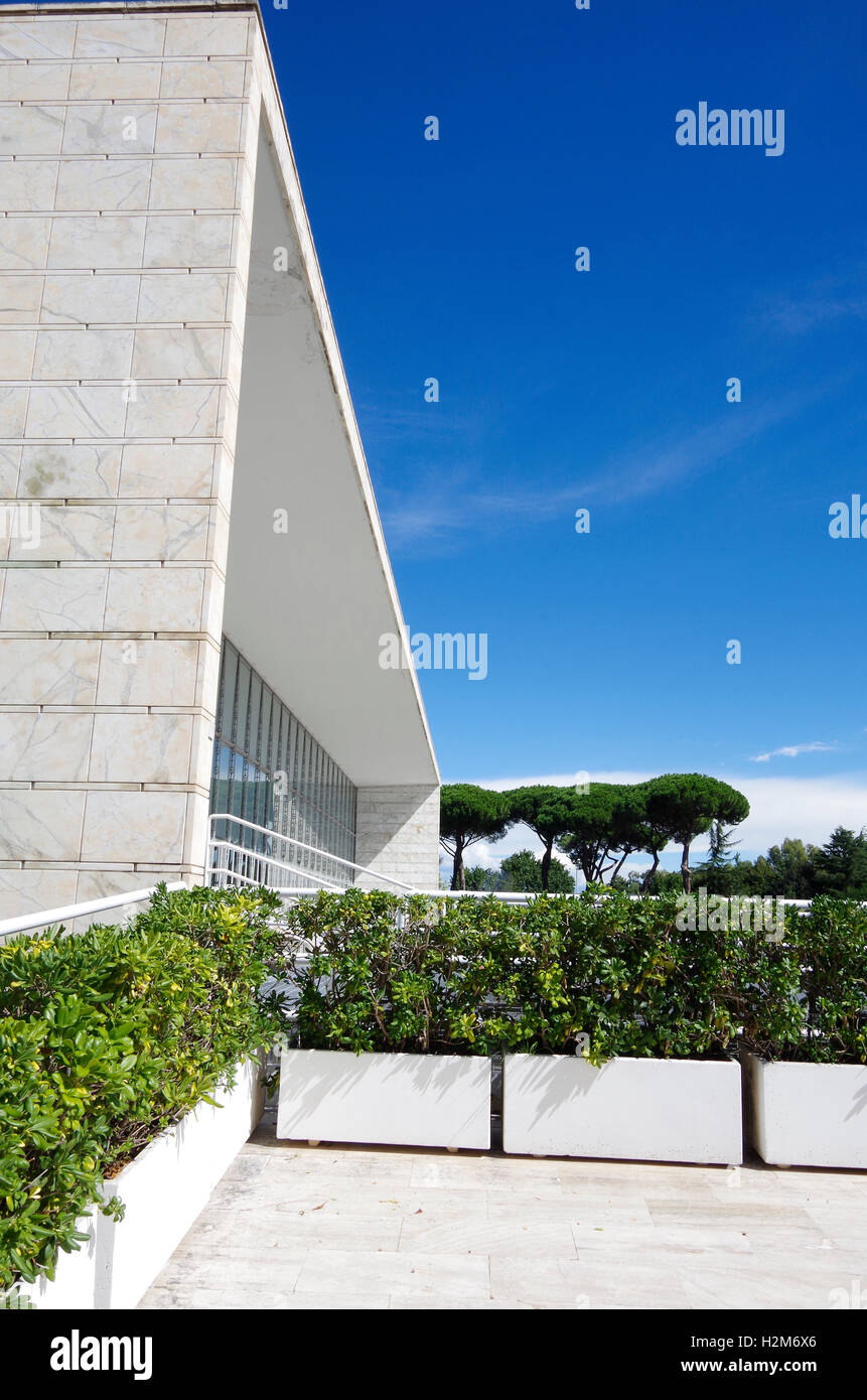 Palazzo dei Congressi, Convention Centre, Roma Stock Photo