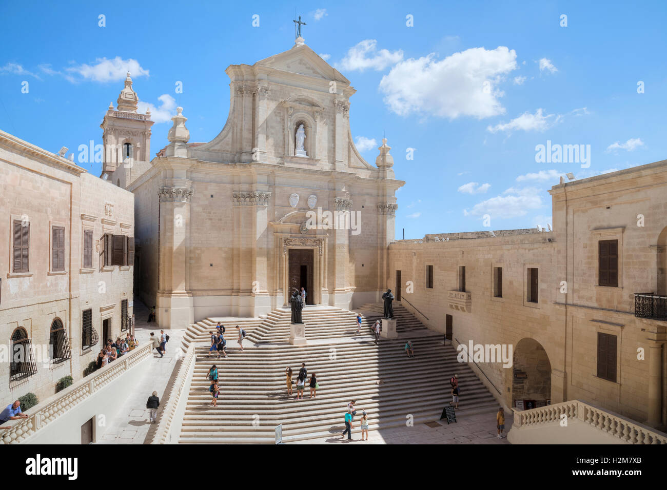 Cathedral Cittadella Victoria Gozo Malta Stock Photo Alamy