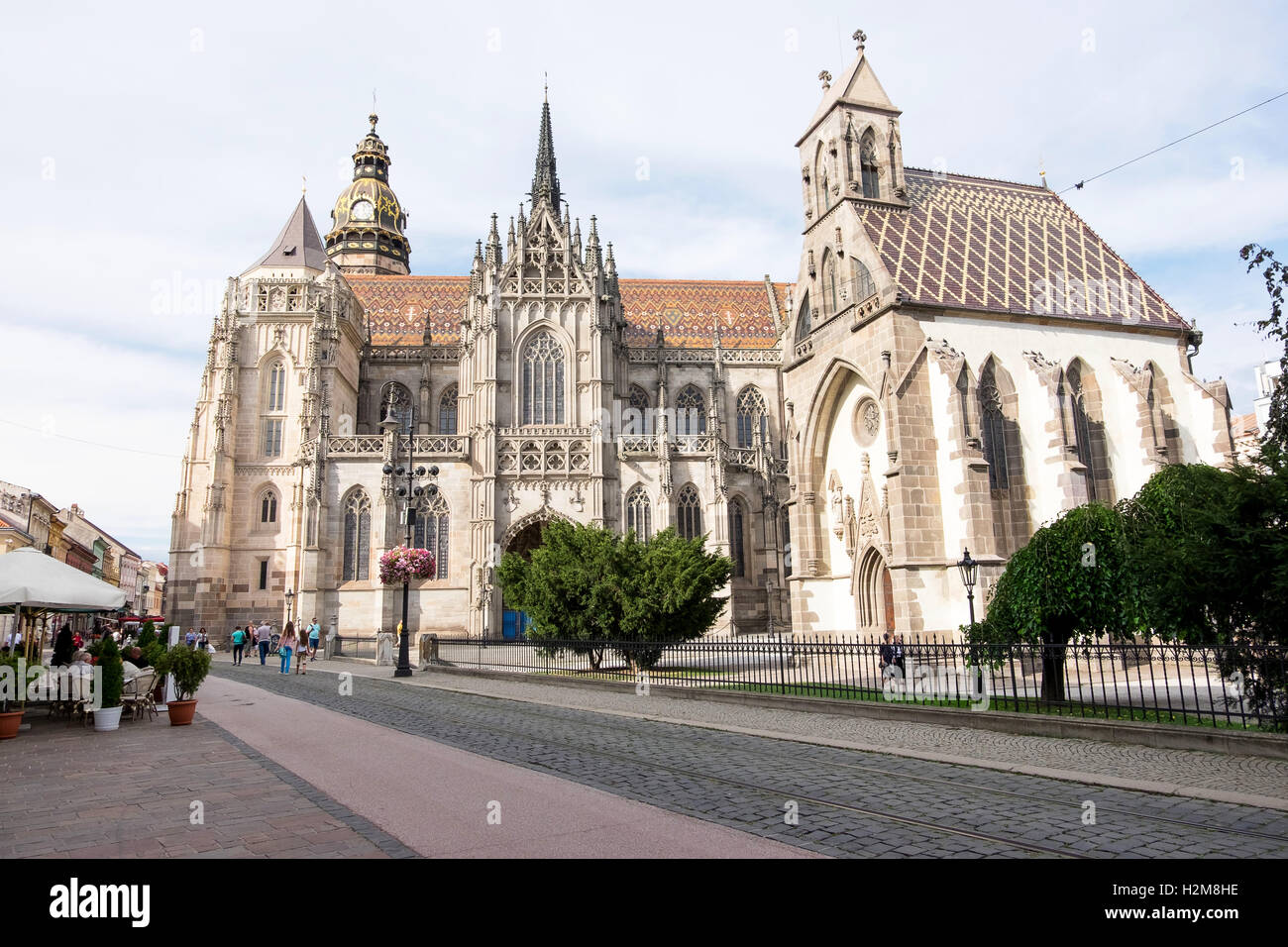 St. Elisabeth Cathedral (slovak: Dom svatej Alzbety) in Kosice, Slovakia Stock Photo