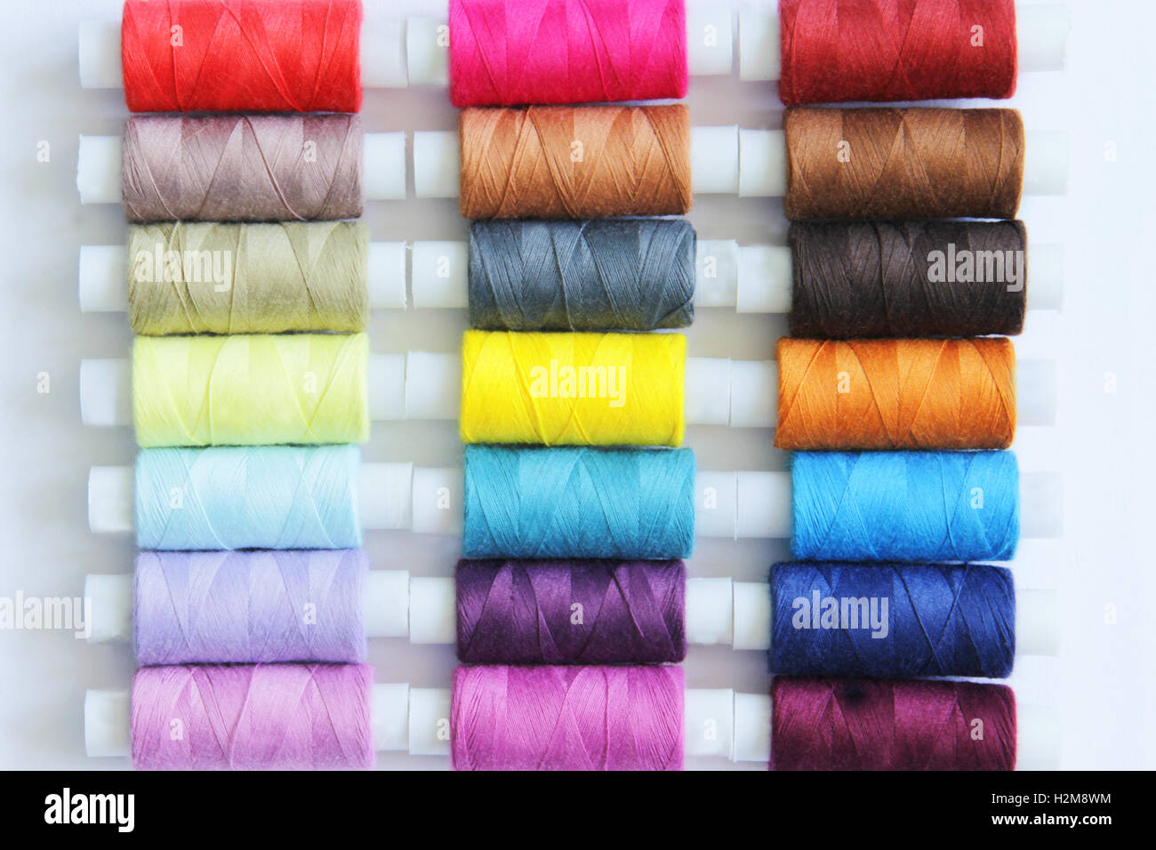 Different color thread reel hi-res stock photography and images - Alamy