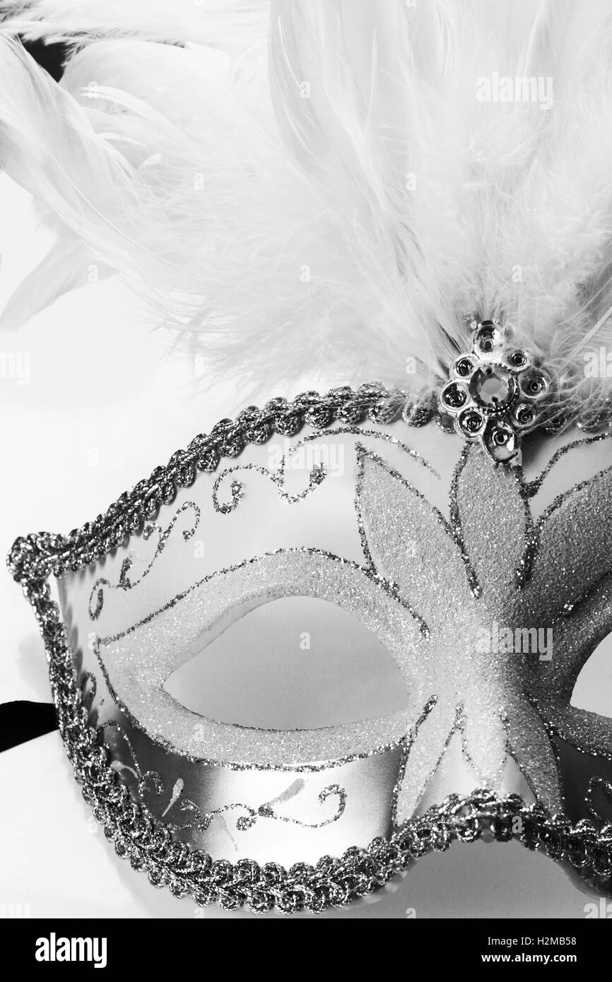 Masquerade mask isolated close up photo Stock Photo